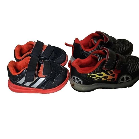 Size 5 Little Boys Adidas and Carters Shoe Bundle - Picture 2 of 6
